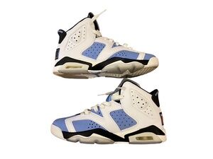 Nike Air Jordan 6 Retro UNC University Blue GS 5.5Y 384665-410